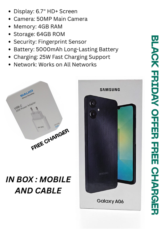 Samsung Galaxy A06 4/64 Black