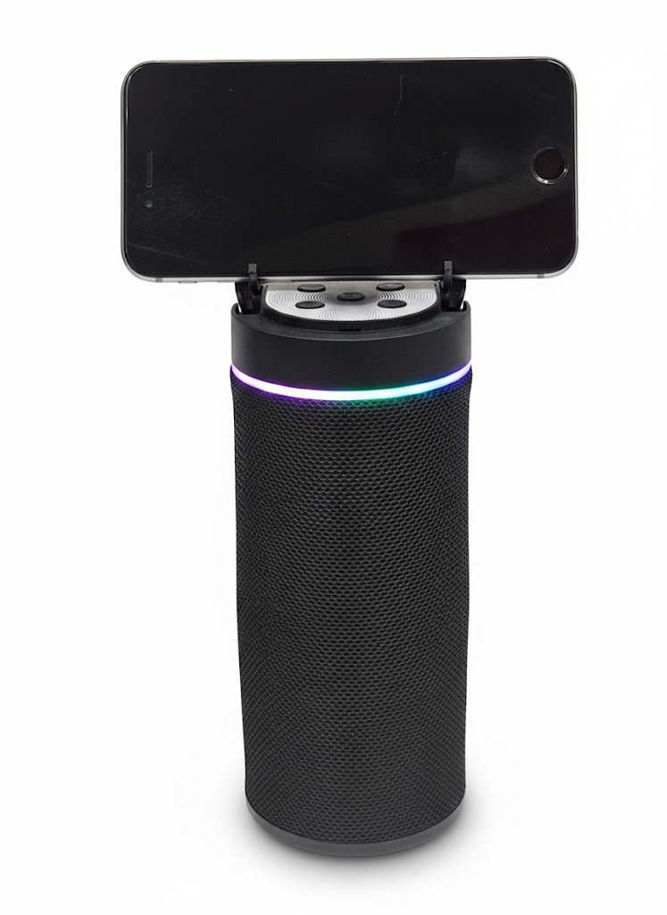Bluetooth Speaker & FM Radio OP-8011A – Portable Wireless Speaker with Phone Stand & Carry Hook