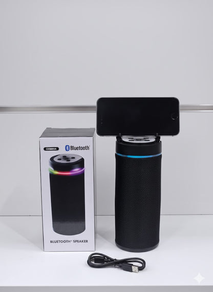 Bluetooth Speaker & FM Radio OP-8011A – Portable Wireless Speaker with Phone Stand & Carry Hook