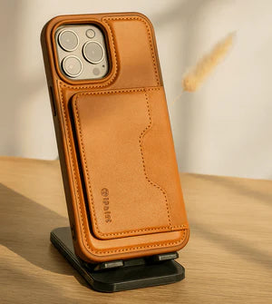 Leather Style Wallet Case iPhone